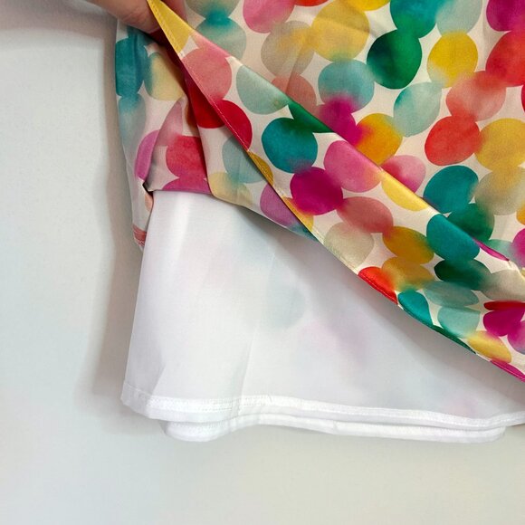 HUTCH Silk Sweetheart Strapless Mini Dress Watercolor Print Size XS Fits 0 $295 - Picture 5 of 8